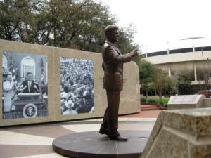 JFK Tribute in downtown Fort Worth